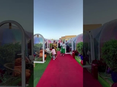 Tente évidente portative de bulle de protection UV avec le système d'éclairage