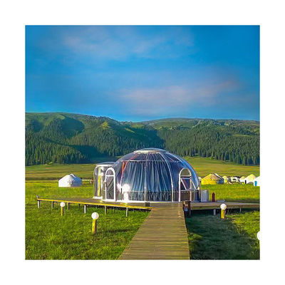 Qualité  Durable Lightweight 6m Geodesic Dome Thickness 3.5mm Dome Igloo Tent usine