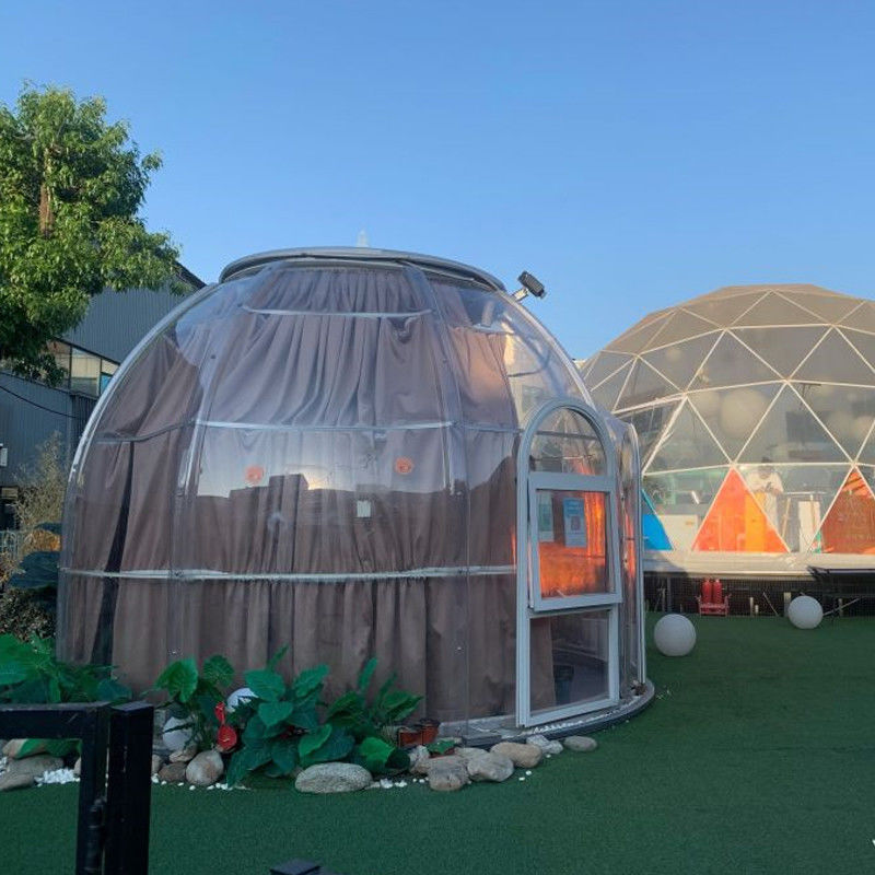 Fabrique Direct Jardin Solarium Plage Extérieur Dôme Transparent Tente de camping Petite maison