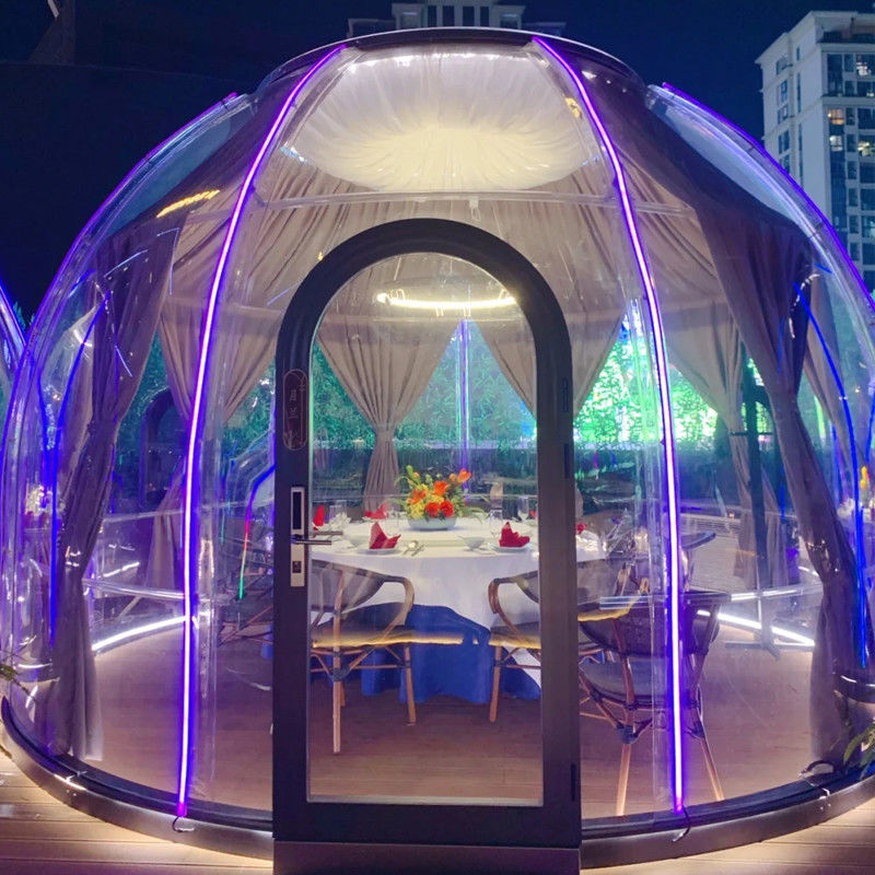 Tente à bulles de 3m x 2,3m avec fête et événements