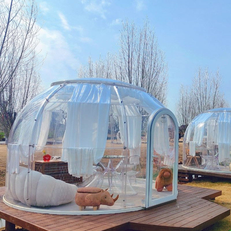 Tente à bulles de 3m x 2,3m avec fête et événements