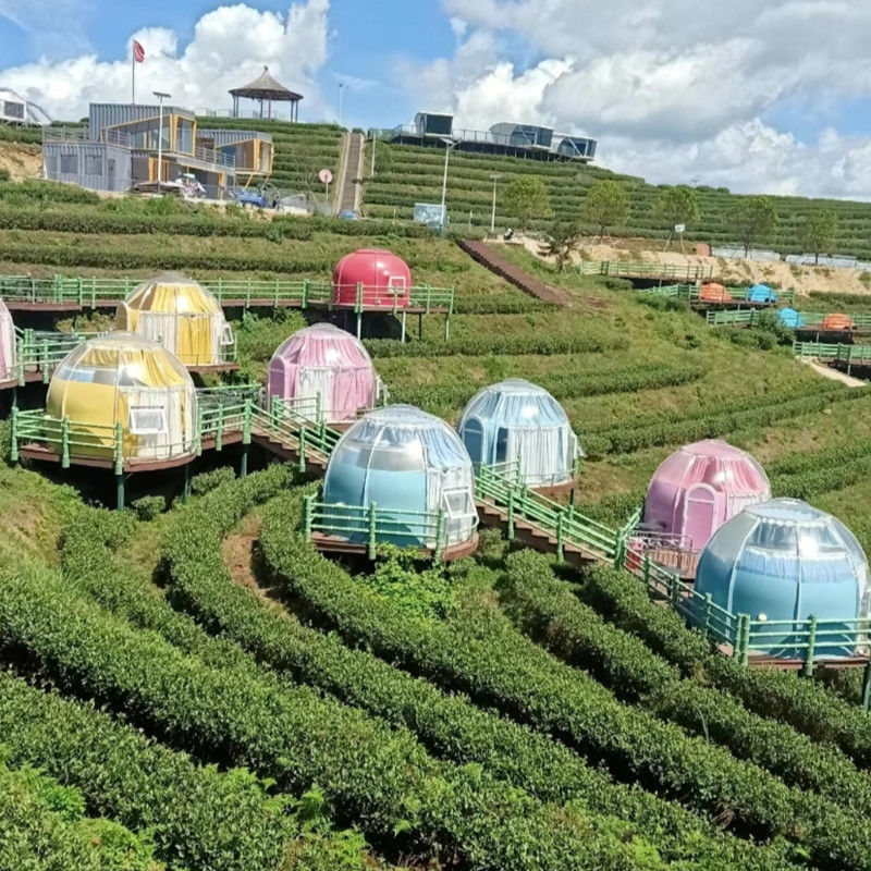 Tente à bulles de 3m x 2,3m avec fête et événements