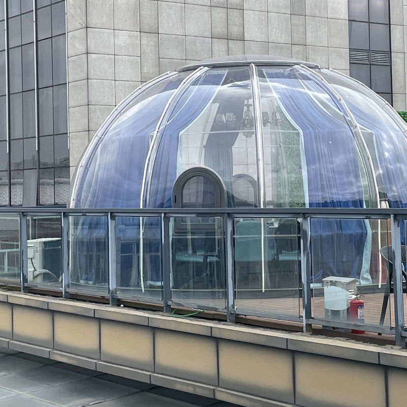 PC Dome House Glamping Bubble Tent Pour le camping en plein air et les fêtes dans la cour