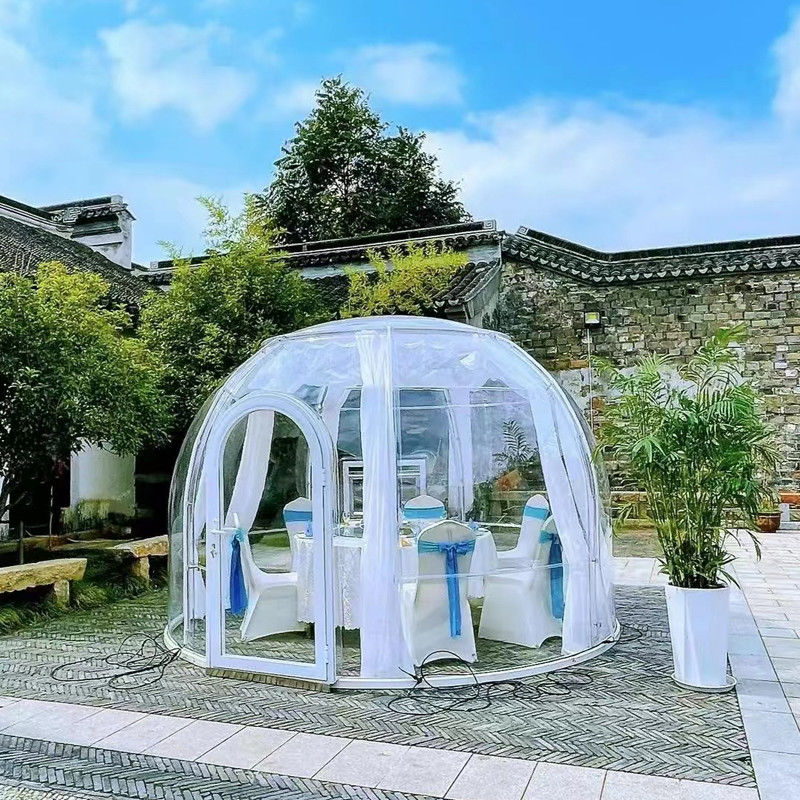 PC Dome House Glamping Bubble Tent Pour le camping en plein air et les fêtes dans la cour