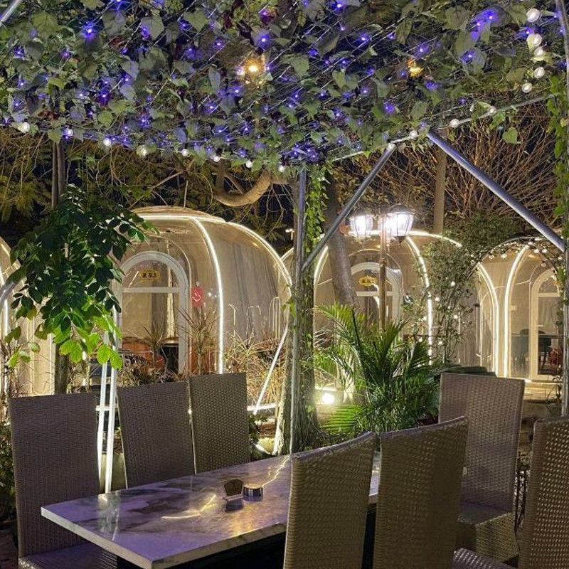 6m PC géodésique Dome clair Résistance aux UV 99,9% Dome maison pour les fêtes et les événements