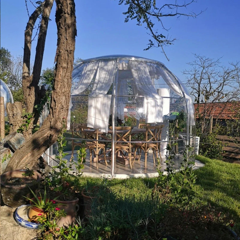 6m PC géodésique Dome clair Résistance aux UV 99,9% Dome maison pour les fêtes et les événements