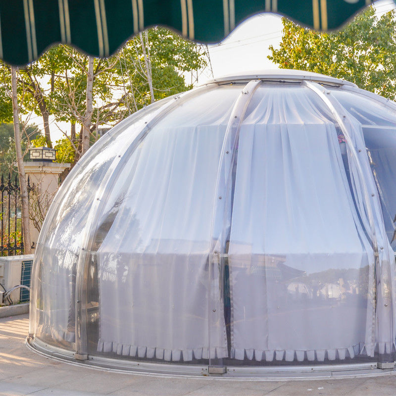 Tente à bulles en matériau d'aluminium PC Maison de 2,8 m de hauteur Tente à dôme pour camping en plein air